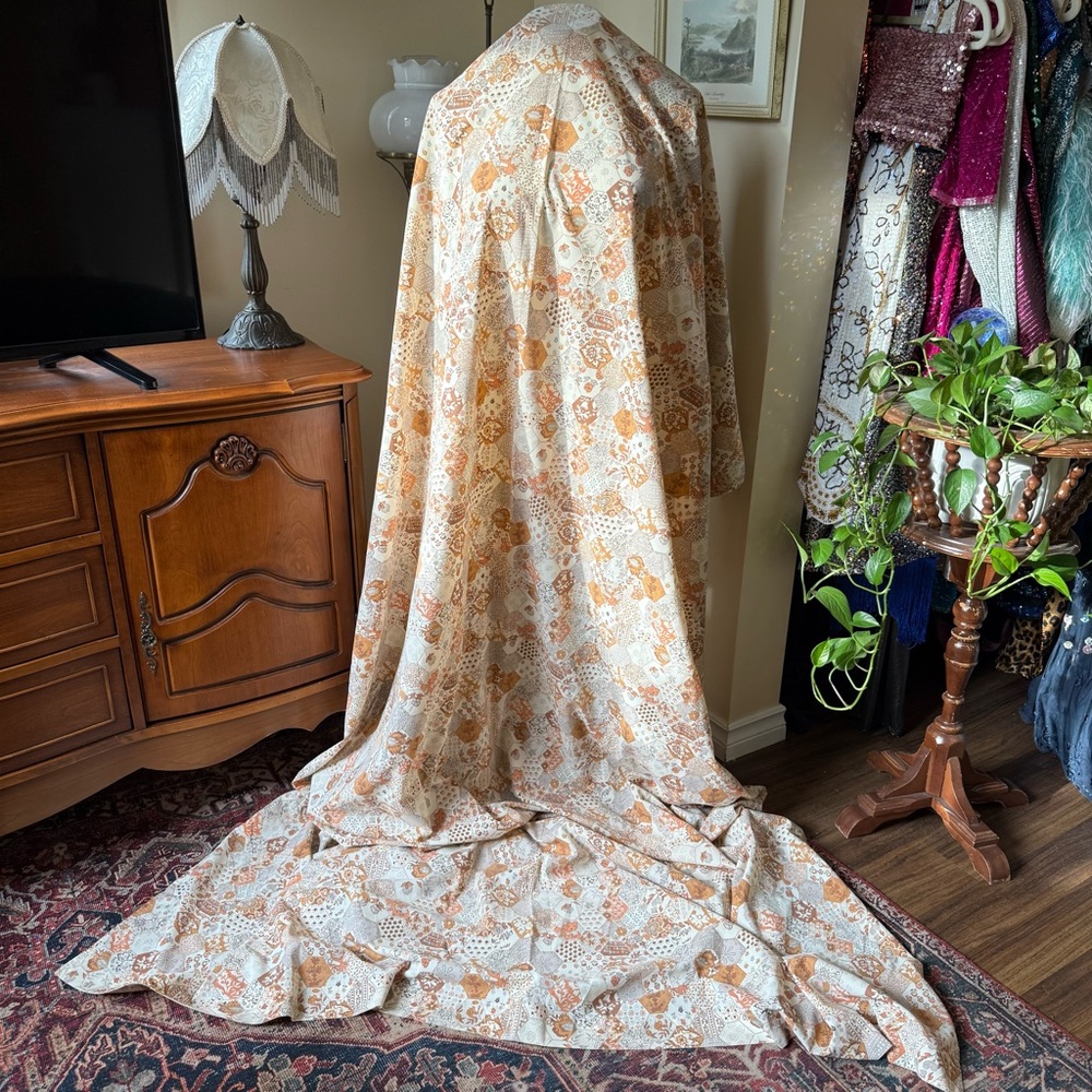 Floral quilted Patterned Fabric